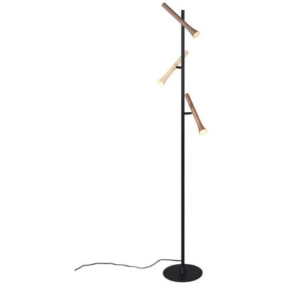 Lampa de podea LED Trio T452010317 - 3x3W, 1500mm, Negru/Cafea/Béj - Lampă de podea Lampa de podea LED Trio T452010317 - 3x3W, 1500mm, Negru/Cafea/Béj - Lampă de podea
