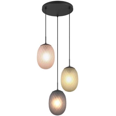 Trio T364230317 Schwarzes Mattes Mehrfarben Pendelleuchte - Innenbereich Trio T364230317 Schwarzes Mattes Mehrfarben Pendelleuchte - Innenbereich