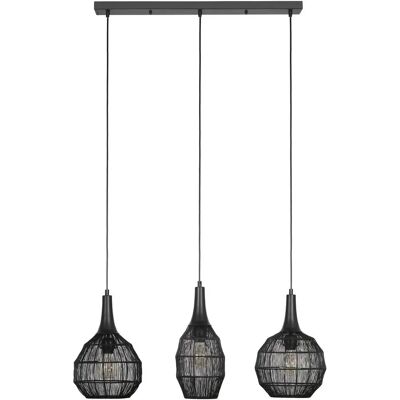 TRIO - 365400332 SORAYA - Negru luciuos mat - Lampa suspendată TRIO - 365400332 SORAYA - Negru luciuos mat - Lampa suspendată