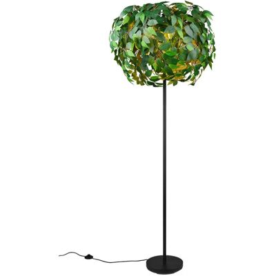 Lampadaire Reality Leuchten 3 lampes métal plastique noir vert Lampadaire Reality Leuchten 3 lampes métal plastique noir vert