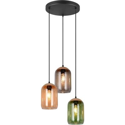 TRIO Kork Závěsné svítidlo - Nastavitelné, 3E27, Přírodní materiály TRIO Kork Závěsné svítidlo - Nastavitelné, 3E27, Přírodní materiály