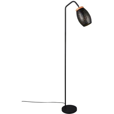 REALITY LEUCHTEN Bidar Metall Stehlampe - Lampada da terra, metallo, oro nero - Lampada da terra REALITY LEUCHTEN Bidar Metall Stehlampe - Lampada da terra, metallo, oro nero - Lampada da terra