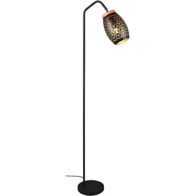 REALITY LEUCHTEN Bidar Metall Stehlampe - Lampada da terra, metallo, oro nero - Lampada da terra REALITY LEUCHTEN Bidar Metall Stehlampe - Lampada da terra, metallo, oro nero - Lampada da terra