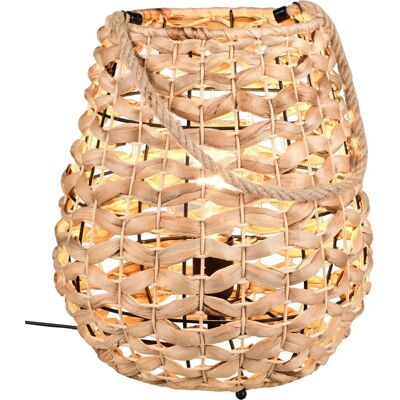 REALITY LEUCHTEN - Jean - Ø30 cm - Rattan - Lampka stołowa REALITY LEUCHTEN - Jean - Ø30 cm - Rattan - Lampka stołowa