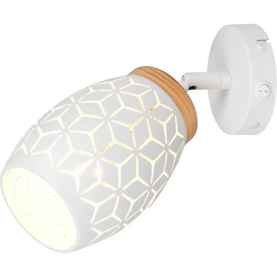 Lampa de perete Birkita - Metal alb E14 - Lampa de perete Lampa de perete Birkita - Metal alb E14 - Lampa de perete