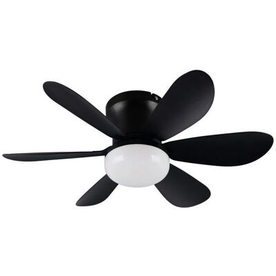 TRIO Lund Schwarze Deckenleuchte mit Ventilator TRIO Lund Schwarze Deckenleuchte mit Ventilator