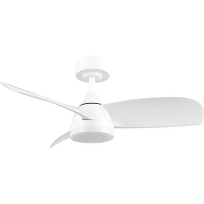 Reality Luchten LED Loftlampe Helsinki med Ventilator, Fjernbetjening, Hvid Mat - Loftventilator med lys Reality Luchten LED Loftlampe Helsinki med Ventilator, Fjernbetjening, Hvid Mat - Loftventilator med lys