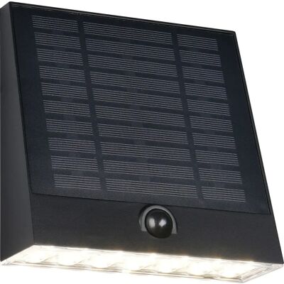 TRIO LIGHTING Alvorada Schwarze Solar-Außenleuchte mit Bewegungssensor TRIO LIGHTING Alvorada Schwarze Solar-Außenleuchte mit Bewegungssensor
