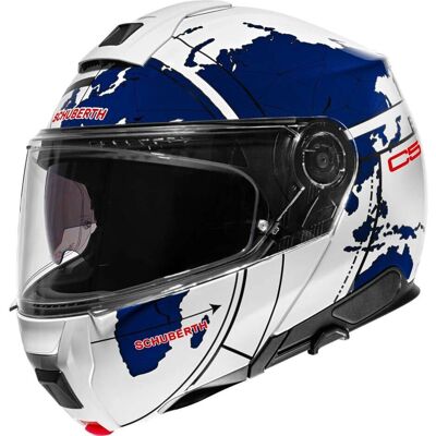 Casco Schuberth C5 Blu - Attrezzatura di Sicurezza Moto Casco Schuberth C5 Blu - Attrezzatura di Sicurezza Moto