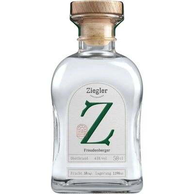 Ziegler Freudenberger Obstbrand - Apfel, Birne, Kernobst - 43% vol. Ziegler Freudenberger Obstbrand - Apfel, Birne, Kernobst - 43% vol.
