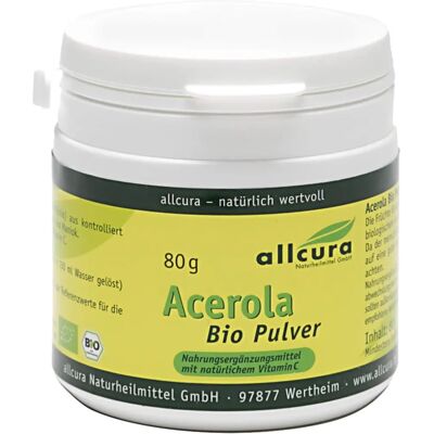 Allcura Naturheilmittel GmbH Acerola BIO - Nahrungsergänzungsmittel Allcura Naturheilmittel GmbH Acerola BIO - Nahrungsergänzungsmittel