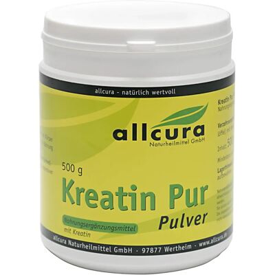 allcura Kreatin PUR Pulver Premium - Nahrungsergänzungsmittel allcura Kreatin PUR Pulver Premium - Nahrungsergänzungsmittel