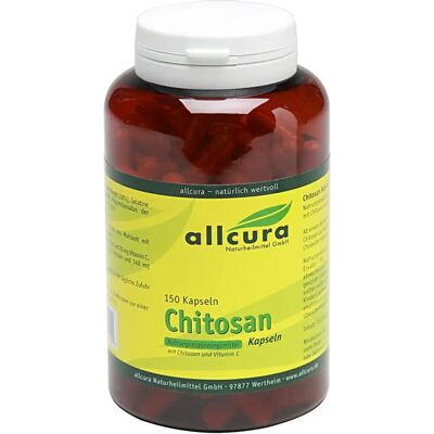 Allcura Chitosan Kapseln - Nahrungsergänzung Allcura Chitosan Kapseln - Nahrungsergänzung