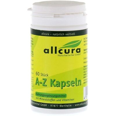Allcura Naturheilmittel GmbH A-Z Mineral- & Vitaminkapseln Allcura Naturheilmittel GmbH A-Z Mineral- & Vitaminkapseln