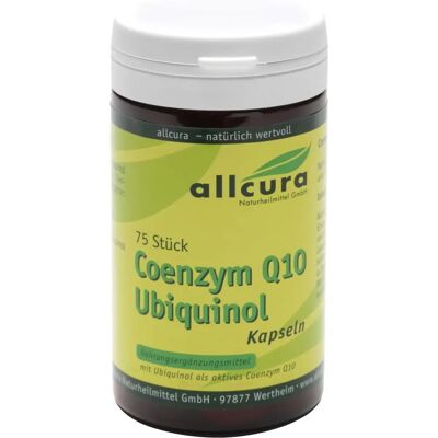allcura Coenzym Q10 Ubiquinol 100 mg Kapseln - Nahrungsergänzung allcura Coenzym Q10 Ubiquinol 100 mg Kapseln - Nahrungsergänzung