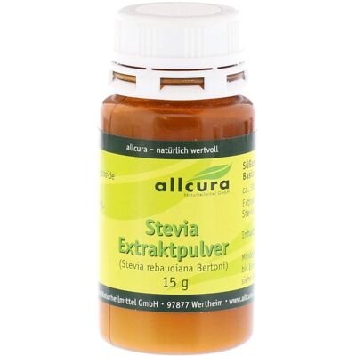 Stevia Extrakt Pulver - Süßungsmittel - 15 g Stevia Extrakt Pulver - Süßungsmittel - 15 g