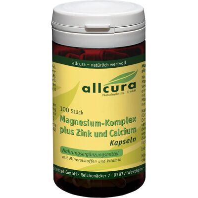 Allcura Magnesium Komplex m.Zink+Calcium Kapseln Allcura Magnesium Komplex m.Zink+Calcium Kapseln