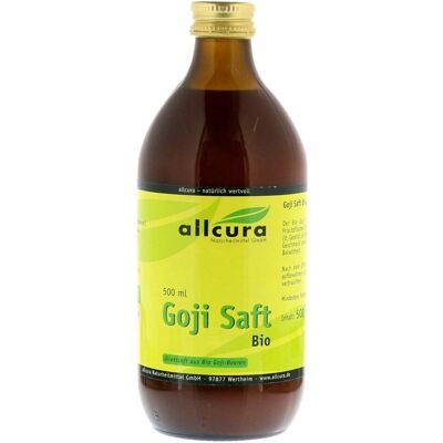 Allcura Goji Saft - Bio Lycium barbarum 500ml Allcura Goji Saft - Bio Lycium barbarum 500ml
