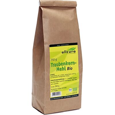 Allcura Bio-Traubenkernmehl - Mehl Allcura Bio-Traubenkernmehl - Mehl