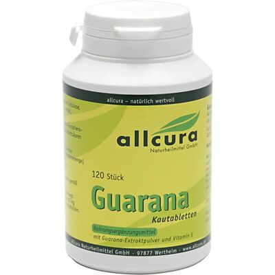 Allcura Naturheilmittel GmbH Guarana Kautabletten Allcura Naturheilmittel GmbH Guarana Kautabletten
