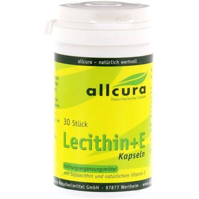 Allcura Naturheilmittel GmbH Lecithine Kapseln + Vitamin E 1000 mg - Nahrungsergänzung Allcura Naturheilmittel GmbH Lecithine Kapseln + Vitamin E 1000 mg - Nahrungsergänzung