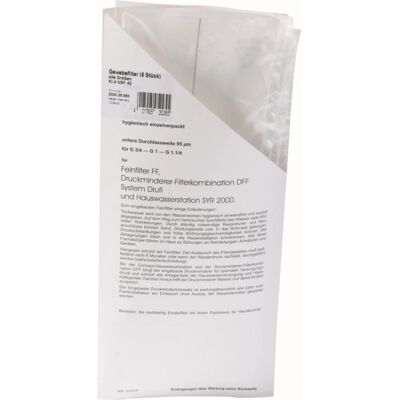 Syr Sasserath Kerzenfiltereinsatz 20 μm - 5 Stück Vorrat, Nylon Syr Sasserath Kerzenfiltereinsatz 20 μm - 5 Stück Vorrat, Nylon