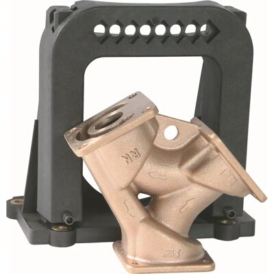 Sasserath Flansch - DN 20-32 mit Halterung Sasserath Flansch - DN 20-32 mit Halterung