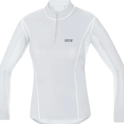 GORE WEAR Windstopper Base Layer Thermo Turtleneck para Mulheres - Cinza Claro - Branco - 36 GORE WEAR Windstopper Base Layer Thermo Turtleneck para Mulheres - Cinza Claro - Branco - 36