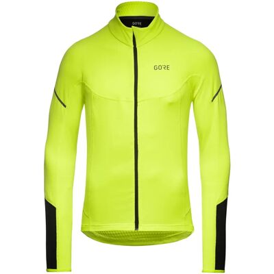 GORE WEAR GORE M Thermo Zip Shirt - Manches longues - Homme - Jaune/Noir GORE WEAR GORE M Thermo Zip Shirt - Manches longues - Homme - Jaune/Noir