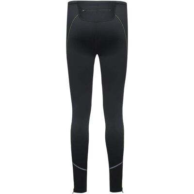 Gore Wear Gore R3 Thermo Tights - Slim Fit - Black, Neon Yellow Gore Wear Gore R3 Thermo Tights - Slim Fit - Black, Neon Yellow