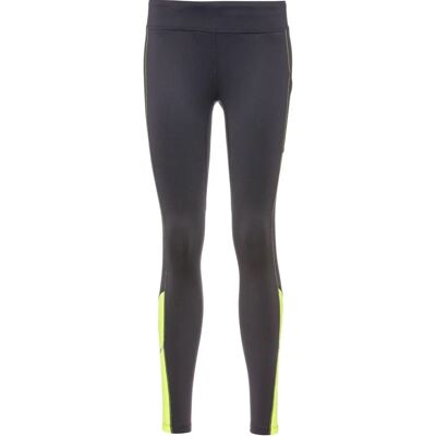 Gore Wear Gore R3 Thermo Tights - Czarny, Neon Żółty - Kobieta Gore Wear Gore R3 Thermo Tights - Czarny, Neon Żółty - Kobieta