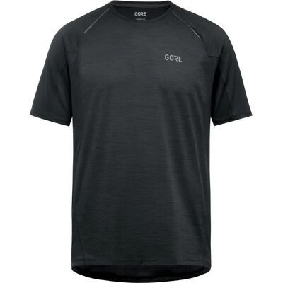 T-shirt Gore R5 de course - Noir - Mesh respirant - Manches courtes T-shirt Gore R5 de course - Noir - Mesh respirant - Manches courtes