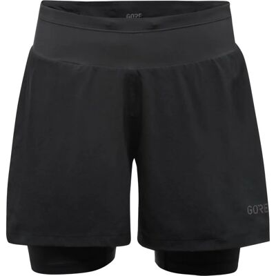 Gore Wear Shorts de Course R5 2en1 pour Femmes - Noirs XS Gore Wear Shorts de Course R5 2en1 pour Femmes - Noirs XS