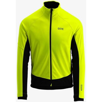 GOREWEAR C3 Gore-Tex Infinium Thermo Veste - Jaune Néon/Noir - Publicité GOREWEAR C3 Gore-Tex Infinium Thermo Veste - Jaune Néon/Noir - Publicité