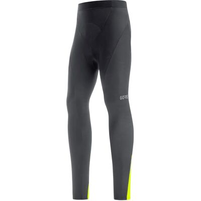 Gore Wear Gore C3 Thermo Tights - Black/Neon Yellow - M - Cycling Apparel Gore Wear Gore C3 Thermo Tights - Black/Neon Yellow - M - Cycling Apparel
