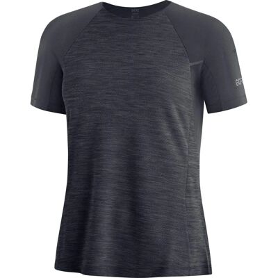 Gore Wear Damen Vivid Laufshirt - Schwarz Gore Wear Damen Vivid Laufshirt - Schwarz