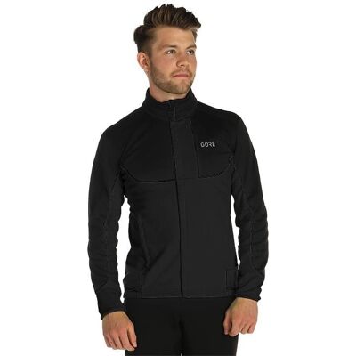 Veste GOREWEAR C5 Thermo Trail Windstopper - Homme - Noir - Publicité Veste GOREWEAR C5 Thermo Trail Windstopper - Homme - Noir - Publicité