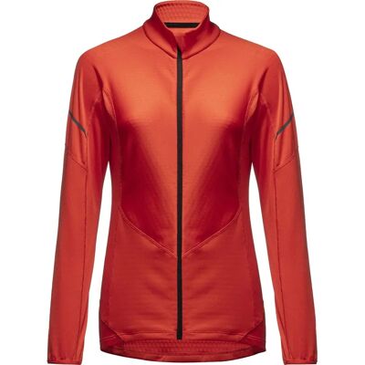 Gore Wear Gore Thermo Maglia a maniche lunghe con zip arancione - Giacca donna Gore Wear Gore Thermo Maglia a maniche lunghe con zip arancione - Giacca donna