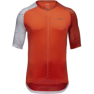 Maillot Gore Wear C5 à manches courtes orange brillant gris - S Maillot Gore Wear C5 à manches courtes orange brillant gris - S