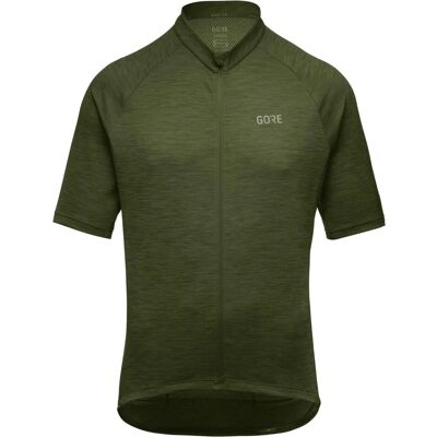 Maillot Gore Wear C3 à manches courtes - Vert olive - L Maillot Gore Wear C3 à manches courtes - Vert olive - L