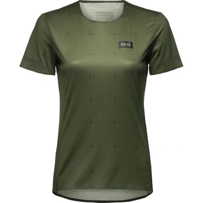 T-shirt Gore Wear Contest Daily pour Femmes - XS Vert Olive - T-Shirt T-shirt Gore Wear Contest Daily pour Femmes - XS Vert Olive - T-Shirt