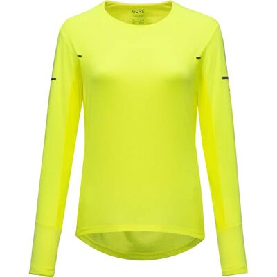 Gore Wear GORE Wear Vivid LS Shirt Damen - Gelb - Slim Fit - Shirt Gore Wear GORE Wear Vivid LS Shirt Damen - Gelb - Slim Fit - Shirt