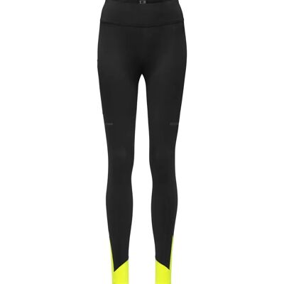 GORE WEAR Dam Tights Concurve Thermo - svart/neon gul - 38 GORE WEAR Dam Tights Concurve Thermo - svart/neon gul - 38