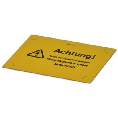 Etichetta di avvertimento Phoenix Contact - 10 pz Etichetta di avvertimento Phoenix Contact - 10 pz
