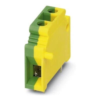 Phoenix Contact KDS10-PE Terminalblock - 1 Pol, Grön/Gul Phoenix Contact KDS10-PE Terminalblock - 1 Pol, Grön/Gul
