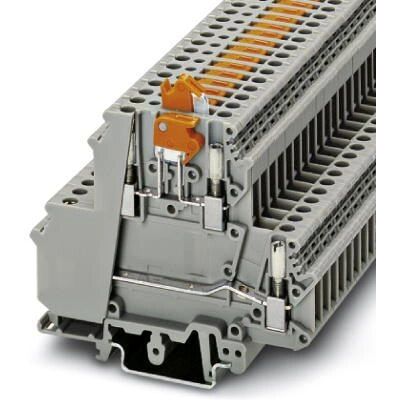 Phoenix Contact UKK 5-MTK-P/P Klemme - Doppelschicht, 26A, Grau Phoenix Contact UKK 5-MTK-P/P Klemme - Doppelschicht, 26A, Grau