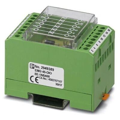 Phoenix Contact EMG 45-DIO 8E-1N5408 - Dioden-Modul Phoenix Contact EMG 45-DIO 8E-1N5408 - Dioden-Modul