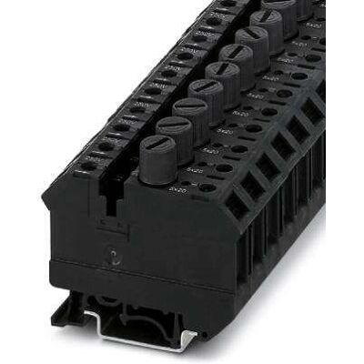 Phoenix Contact UK 10-DREHSILA250 Terminalblock - 10A, Schwarz, Hutschiene Phoenix Contact UK 10-DREHSILA250 Terminalblock - 10A, Schwarz, Hutschiene