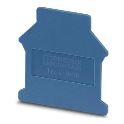 Phoenix D-UK 16 BU Klemmenblockabdeckung - Blau - 50 Stück Phoenix D-UK 16 BU Klemmenblockabdeckung - Blau - 50 Stück