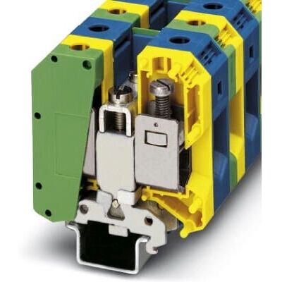 Phoenix Contact UKH 50-PE/N Terminalblock - 16-50mm², Gelb-Grün, 5 Stück Phoenix Contact UKH 50-PE/N Terminalblock - 16-50mm², Gelb-Grün, 5 Stück